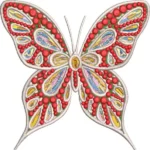 Butterfly Embroidery Design