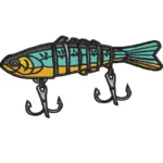 Fish embroidery design