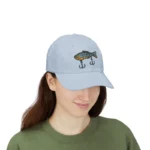Fish embroidery design on cap
