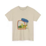 Insect in jar on shirt front