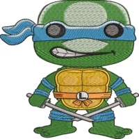 Ninja Turtle embroidery design