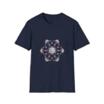Round Flower on shirt front