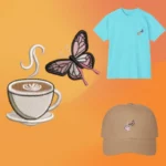A Cup of Tea and Butterfly