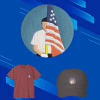 A Person With USA Flag