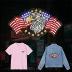Eagle and USA Flag