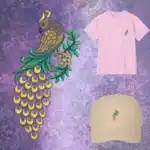 Peacock and Flower