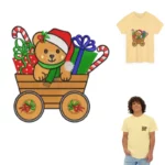 Teddy with Christmas gifts