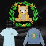 Teddy Bear With Green leaves