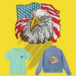 USA Flag and Eagle