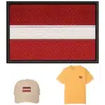 Latvia Flaag