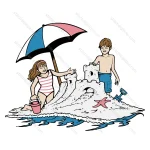 Sunny Beach Scene