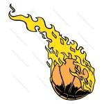 Basketball On Fire