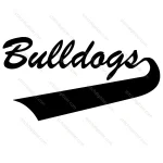 Bulldogs Stylish Text