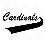 Cardinals Stylish Text