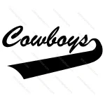 Cowboys Stylish Text