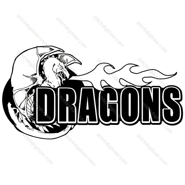 Dragons Mascot Dragons Mascot