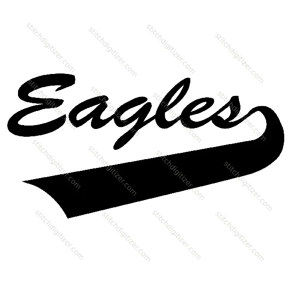 Texte élégant des aigles Eagles Stylish Text