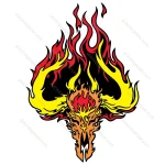 Fire Bull Head