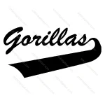 Gorillas Stylish Text