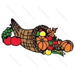 Thanksgiving cornucopia