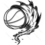 Baseball Ball Fire
