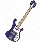Blue Rickenbacker