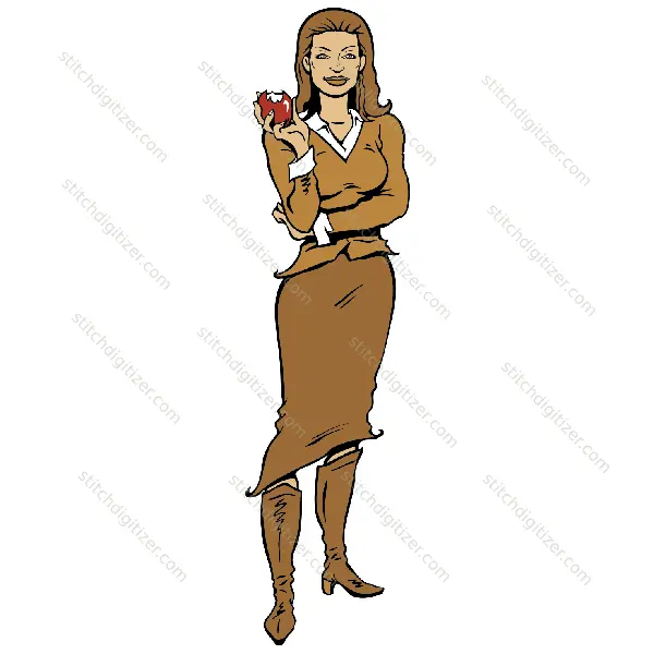 Belle fille enseignante Beautiful Girl Teacher