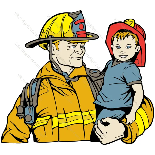 Firefighter Father Firefighter Father