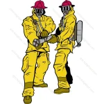 Firefighters On Job