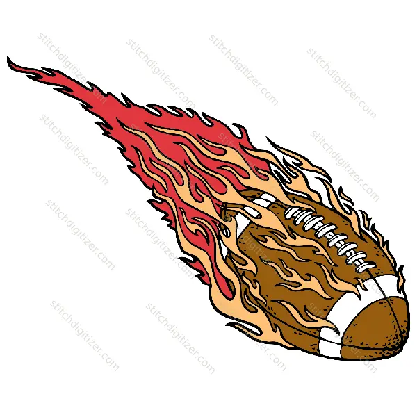 Football Flaming Football Flaming