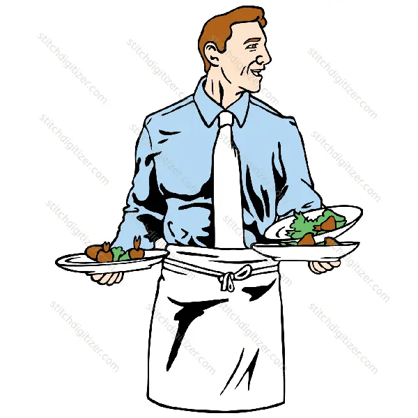 serveur français French waiter