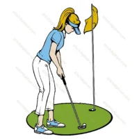 Girl Golf Player