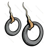 Hand Drawn Gymnastic Rings