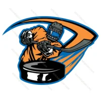 Hockey Player Logo