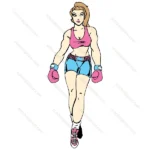 Lady Boxer