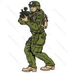 Male soldier