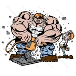 Muscular Worker