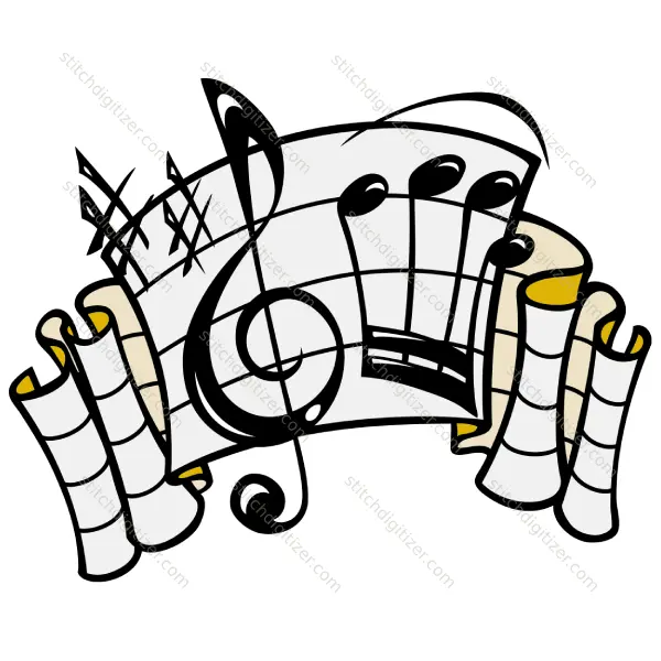 Notes musicales Music notes