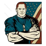 Patriotic Man