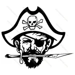 Pirate With Knife