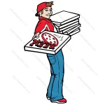 Pizza Delivery Boy