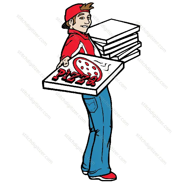 Pizza Delivery Boy Pizza Delivery Boy