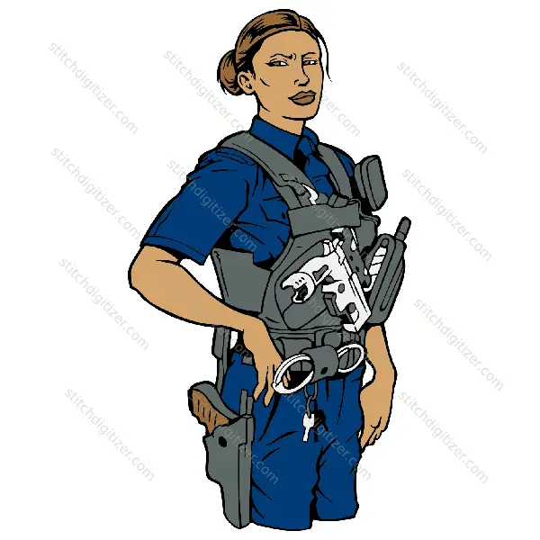 Fille policière Police Girl