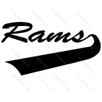 Rams Stylish Text