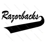 Razorbacks Stylish Text
