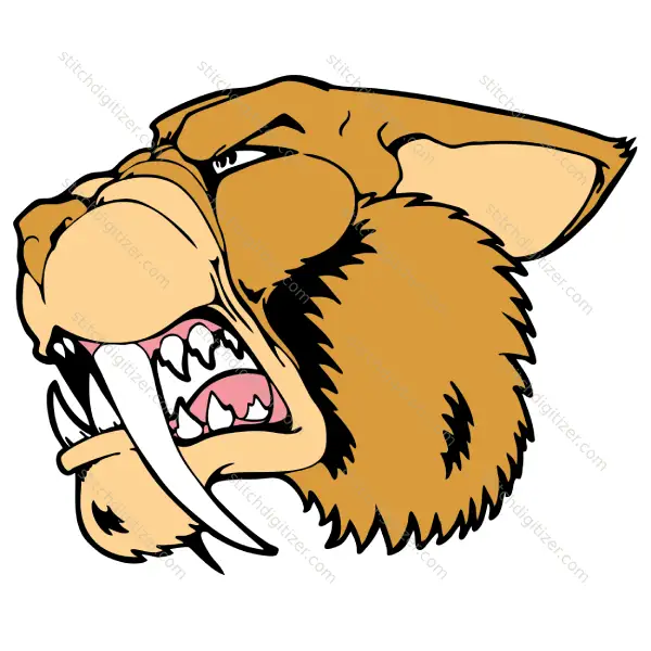 Saber Cat Face Saber Cat Face