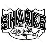 Sharks Stylish Text