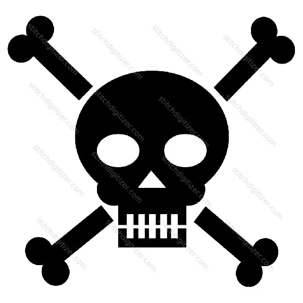 Crâne et os croisés Skull And Cross Bones