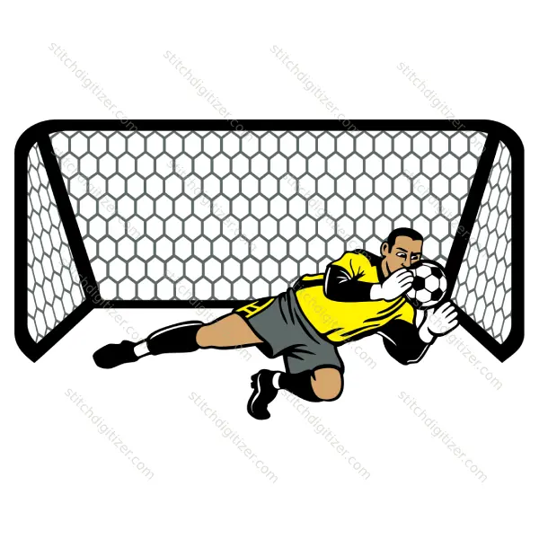 Gardien de but de football Soccer Goalkeeper