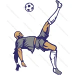 Soccer player Diving
